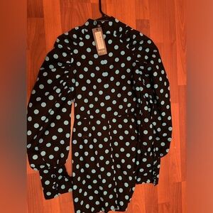 Retro Polka Dot knee length pencil dress